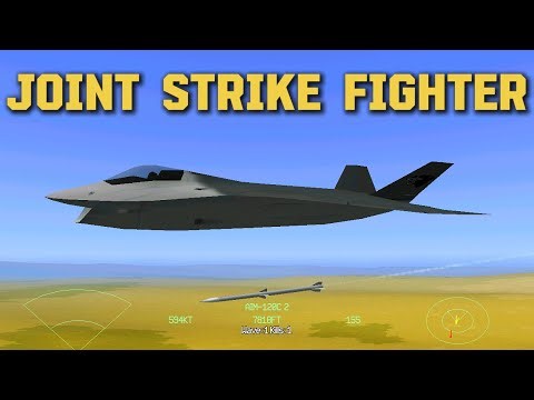 Joint Strike Fighter F-32 dogfight | EIDOS Interactive PC Gameplay