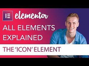 Icon Element Tutorial | Elementor
