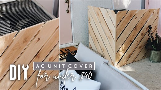 Create an AC cover for under $40! 😲