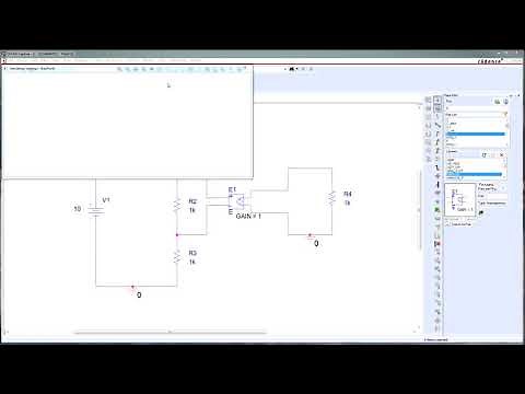 How to use a voltage source voltage controlled in PSpice