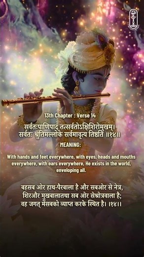 Bhagavad Gita! | Ch 13 | Shloka 14! ( Verse 14) #Shorts #Chanting