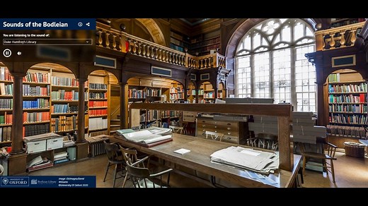 牛津大学图书馆的噪音。喜欢图书馆环境的朋友，可以用它作为工作时的背景音。
