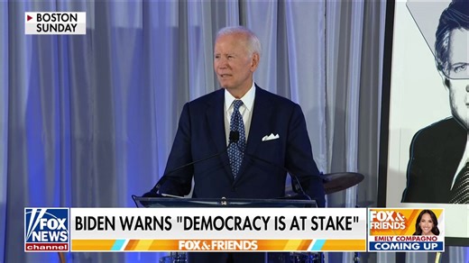 Harris Faulkner rips Biden's 'dark days' warning in award speech