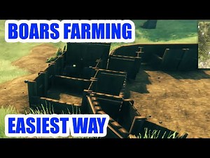 Valheim - Boar farm [TAME] & breed EASIEST METHOD