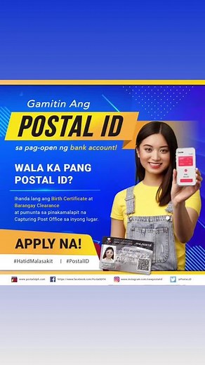 Wala pang Postal ID? Apply na! 😉 #fyp #validid #PostalID