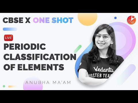 Periodic Classification Of Elements - One Shot[Complete Chapter] | CBSE 10 Chemistry Chap 5 | Term 2