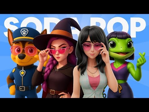 SODA POP x SAJA GIRLS, HUNTR/X HALLOWEEN, PAW PATROL, BRAINROT Music Mixes Comparison