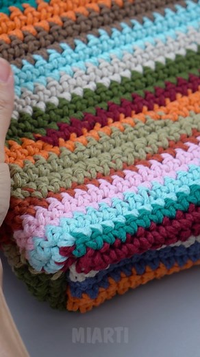 Easy crochet scrap yarn bag! Step by step tutorial! Miarti🧶 | Miarti - Crochet and Knitting