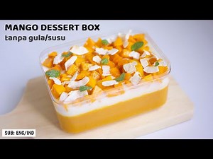 HOW TO MAKE EASY HEALTHY MANGO COCONUT PUDDING | HEALTHY RECIPE