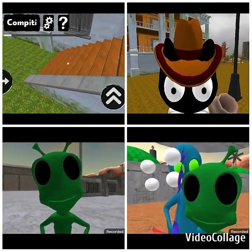 Alien Green Neighbor Alien Blue & Alien Green Neighbor