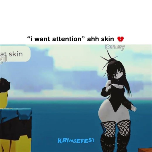 i want attention ahh skin | ROBLOX #roblox #edits #memes