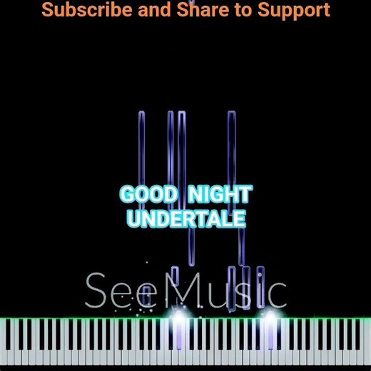 GOOD NIGHT- from UNDERTALE by HYPERLATIVA #2026 #piano #undertale #tobyfox #tutorial #easypiano #uk