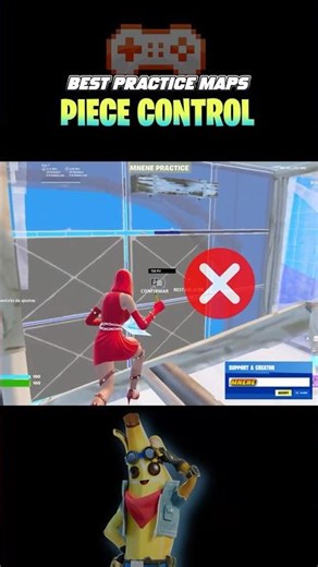BEST MAPS TO PRACTICE YOUR PIECE CONTROL🚸✅ #fortnitepractice #fortnitemap #fortnitebeginner