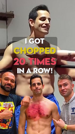 Here’s the real story behind those 20 chops I took at Shawn Spears and Tyler Breeze’s wrestling school #wrestling #wwe #aew