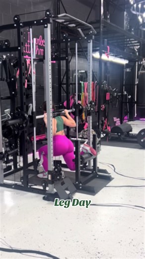 There is so much you can do with this one machine and we have 2! Literally 3 people can get in a full workout at one time💪🏻. I did 4 sets each of these exercises at 8 reps heavy😉 #legday #workout #foryoupage