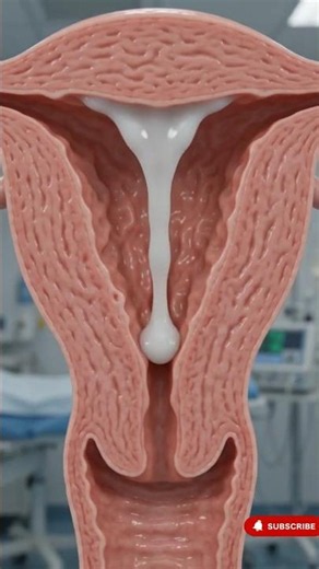 Female Reproductive System - Cervical Mucus Flow Animation | 3D Medical Education