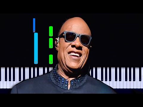 Stevie Wonder - Overjoyed Piano Tutorial