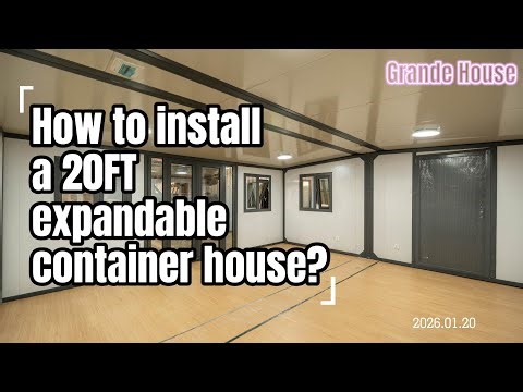 The Ultimate 1-Hour DIY: 20ft Expandable Container House Installation Guide