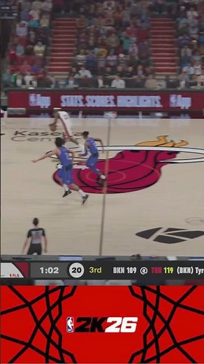 🏀Andrew Wiggins Monster Dunk in Transition! | Miami vs Dallas | NBA 2K26 PS5 4K Gameplay