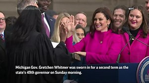 Michigan Gov. Whitmer sworn in for second term