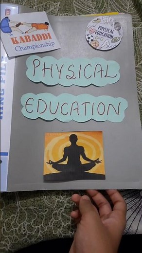 Physical education SAI KHELO FITNESS TEST file|| class 11&12 project file||#humanity #respect