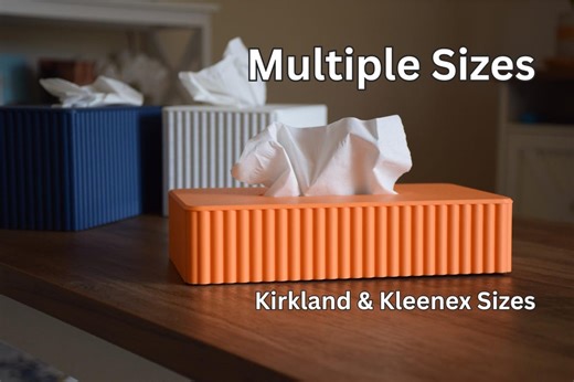 Modern Ribbed Tissue Box Cover: Home & Office Decor - Multiple Colors - Kleenex and Kirkland Size - Etsy Canada