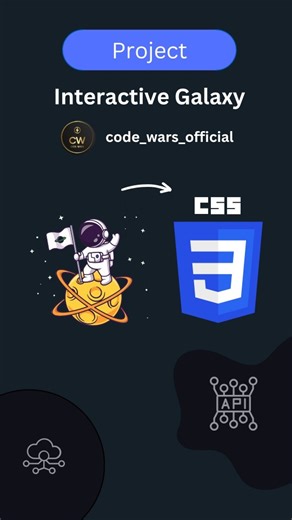Code Wars on Instagram: "Interactive Galaxy 🪐 . . . 🤩 Source Code Available in GitHub & Telegram Link in Bio 🔥 !! FOLLOW US TO LEARN CODING !! Follow for more @code_wars_official 💙 Tags Your Friends 😉 Don't forget Like ♥️ and share 💬 Save for future references 📖 ✅ Follow Us @code_wars_official to never miss content like this in the future 🚀 Hastags🏷️ : #navigation #hover #html #css #html5 css3 csstricks cssanimation learnhtml learncss csstips csstipoftheday webdeveloper ui ux uidesign u