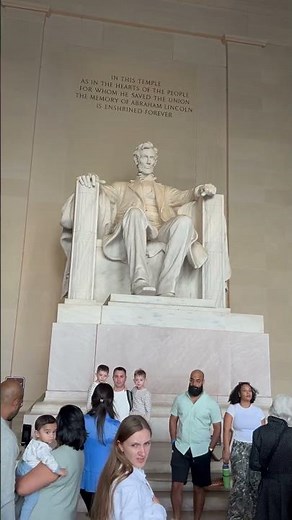 Abraham Lincoln Statue at Lincoln Memorial 4/5/25