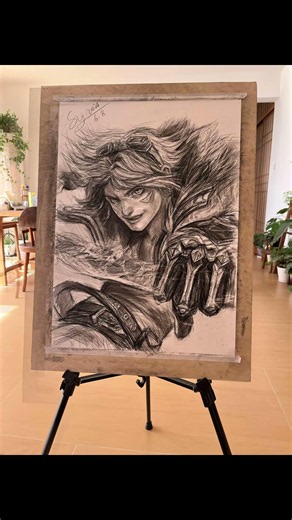 Hand-drawn League of Legends Ezreal#League of Legends#Ezreal#伊澤瑞爾#英雄聯盟#手繪 #art #drawing