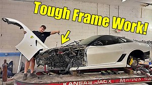 158K views · 2K reactions | This 21 Year Old Frame Tech has been Fixing Cars since he was 13! He's going to Fix the V12 Ferrari by Fabricating and Repairing its Frame; Saving us well over $10,000  | Samcrac | Facebook