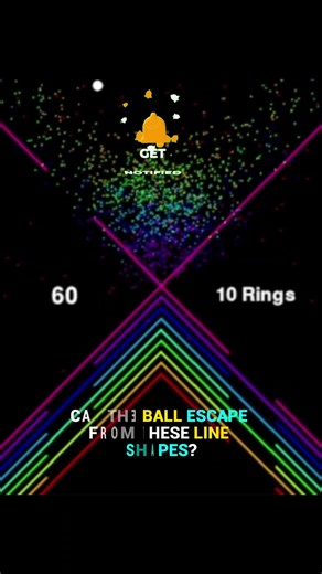 Satisfying ball collision physics #simulation #coding #relaxing