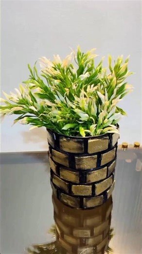 Amazing DIY Brick Style Flower Pot | Best Waste Material Home Decor Idea