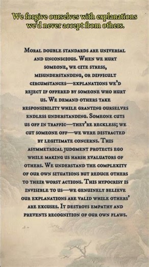 You Forgive Yourself for What You’d Never Forgive Others | Dark Psychology Truth