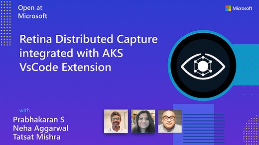 Retina Distributed Capture integrated with AKS VsCode Extension