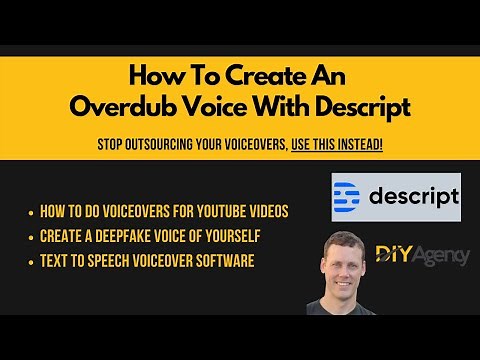 Descript Overdub | How To Create An Overdub Voice With Descript #overdub #descript