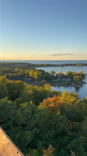 29K views · 596 reactions | Our weekly fall colors update from the top of the Potawatomi State Park Tower. 10/9/25 | Destination Door County | Facebook