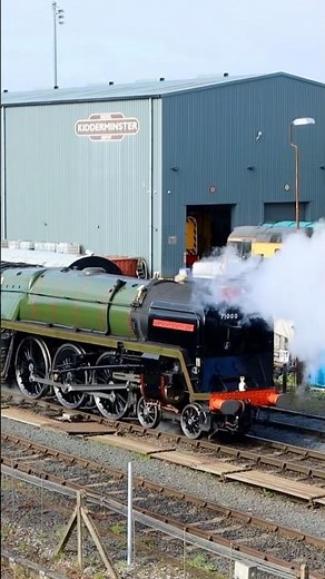 71000 ‘Duke of Gloucester’ at Kidderminster, Severn Valley Railway