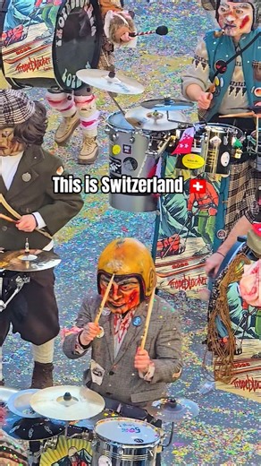 Switzerland's Most Intense Tradition #switzerland #carnival #shorts