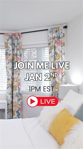 On Jan 2nd 1pm EST, I’m going LIVE to kick off the new year! Here's the link to join me on Friday---> https://youtube.com/live/64gixN4fLfw I'll be sharing my 6 simple steps to an organized home🏡 so we can embrace a clean and tidy home for 2026 (yes, please!) This is going to be fun and motivating so mark your calendars and let's start the year strong!💪 P.S. If you can't make it, the replay will be available over on YouTube so you can watch it when you get a chance - hope to see you there! #hom