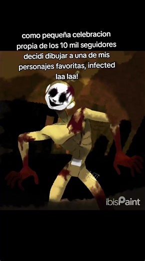 Dibujo de Infected Laa Laa: Celebrando 10k Seguidores