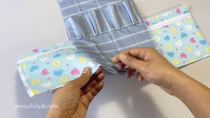 5.1K views · 81 reactions | How to make zipper organizer | Makeup box | Cosmetics bag | Jeenuchdiy&craft | Facebook