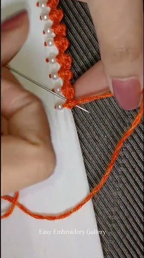 How to Make Crochet Lace Border Embroidery Step by Step | Easy Crochet Lace Border Embroidery