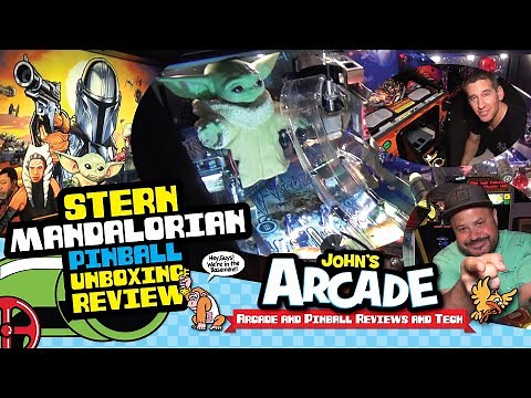 Stern The Mandalorian Pro Pinball Unboxing, Setup, and Review - BABY YODA (THE CHILD)!