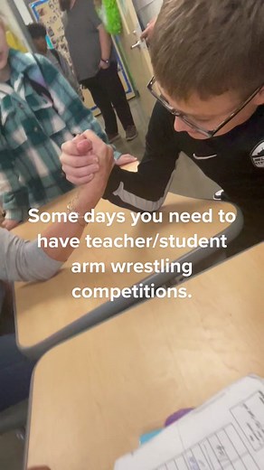 Exciting Teacher-Student Arm Wrestling Competitions