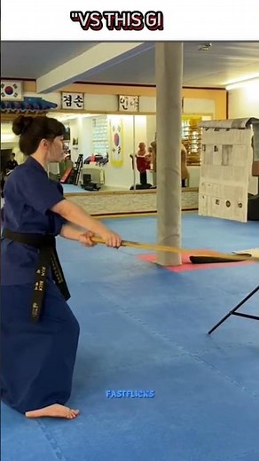 His Katana Technique Breaks All The Rules #skills #martial arts #katana