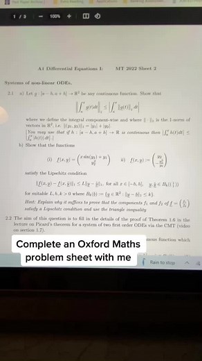 Complete an Oxford Maths problem sheet with me #camscanner #scannerapp #scanner