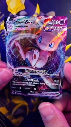 MEW VMAX #pokemoncards #pokemontcg #pokemon #pikachu #charizard #fusionstrike #mewtwo #mew