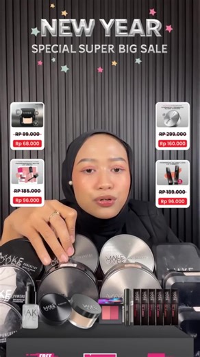 [LIPS AND CUSHION COMBO] NEW SHADES MAKE OVER Glassy Lip Lacquer Hydrastay Prismatic Glass Cushion - Lip Gloss Lip Tint Lipcream Lip Cream Lipstick Make Up Pigmented Cushion Tahan Lama Glow