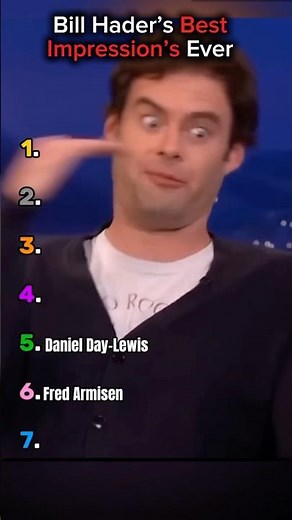 Bill Hader’s Best Impressions Ever!
