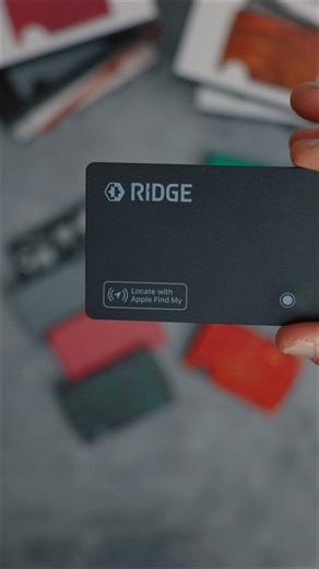 12K views · 36 reactions | Peace of mind at credit card size. The Ridge Tracker Card delivers Apple Find My™ compatibility and a wireless rechargeable battery in super slim form. Never lose what matters most—intelligence that fits between your cards. | The Ridge | Facebook